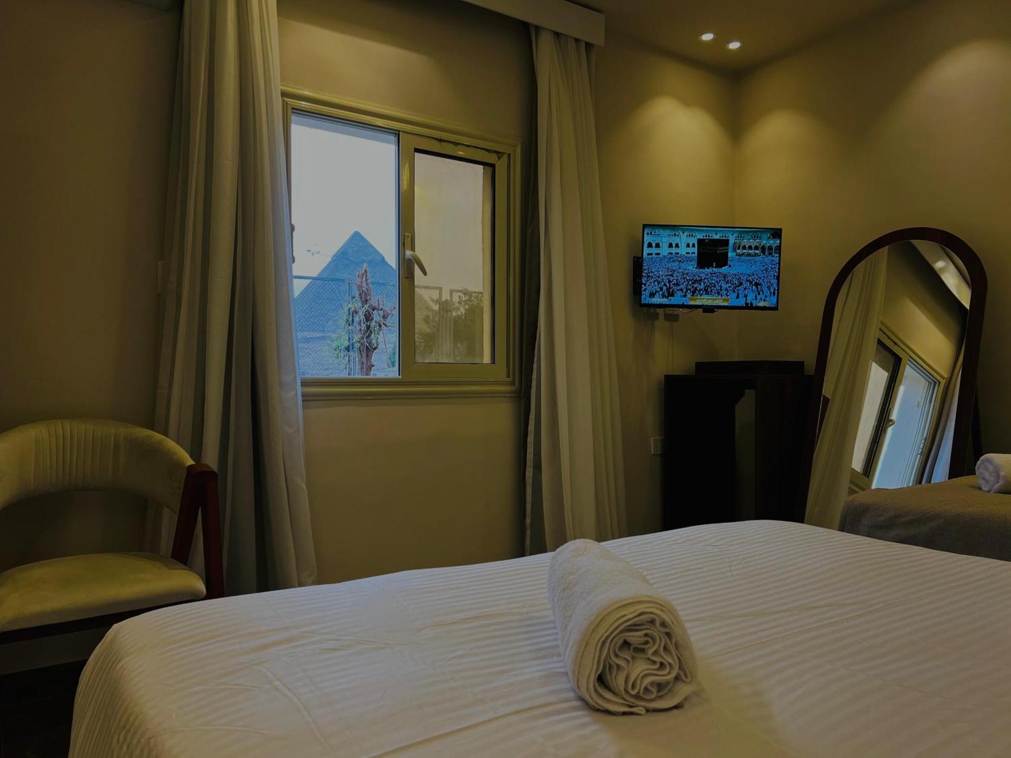 Hotel Great Scarab Pyramids View à Kafret el-Gabal Extérieur photo