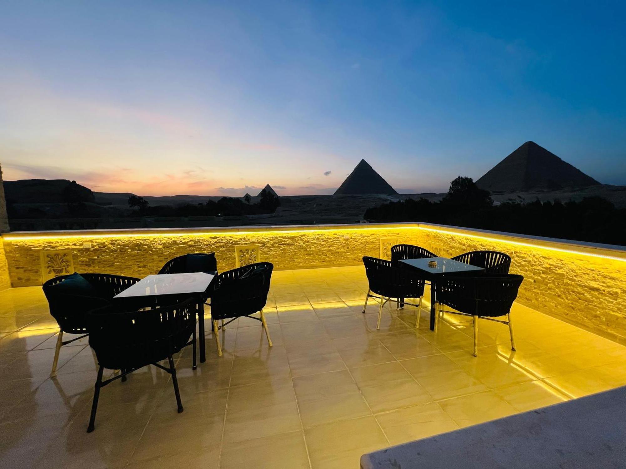 Hotel Great Scarab Pyramids View à Kafret el-Gabal Extérieur photo