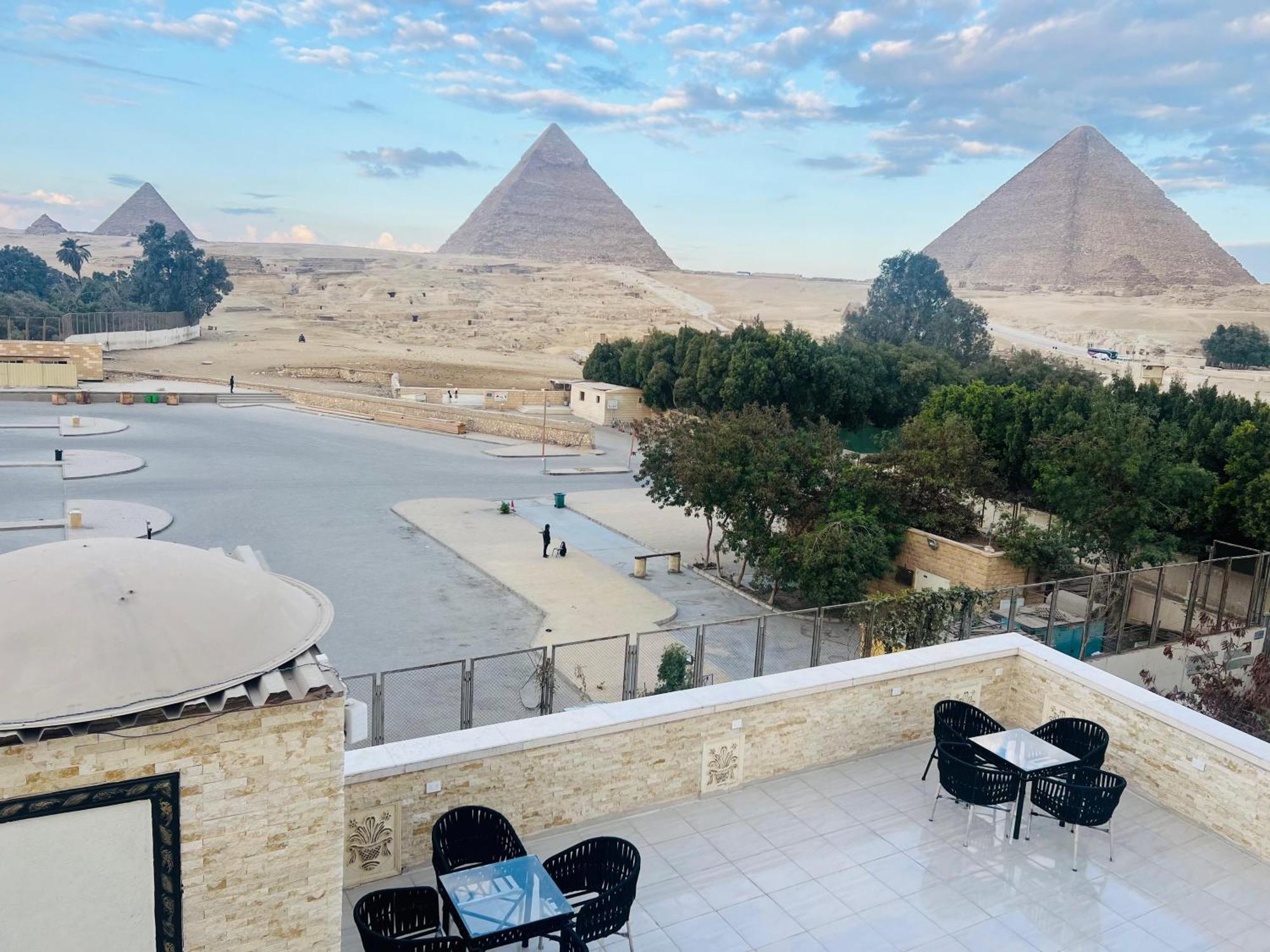 Hotel Great Scarab Pyramids View à Kafret el-Gabal Extérieur photo